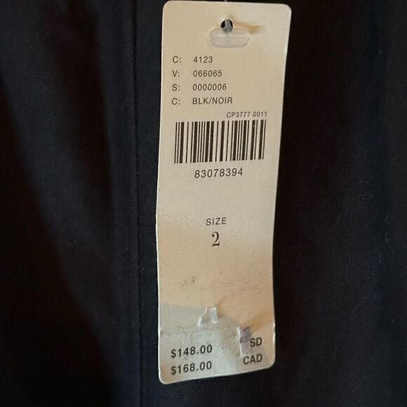 Anthro Wide Leg Eyelet Detail Crop Pants Size 2 - Picture 11 of 11